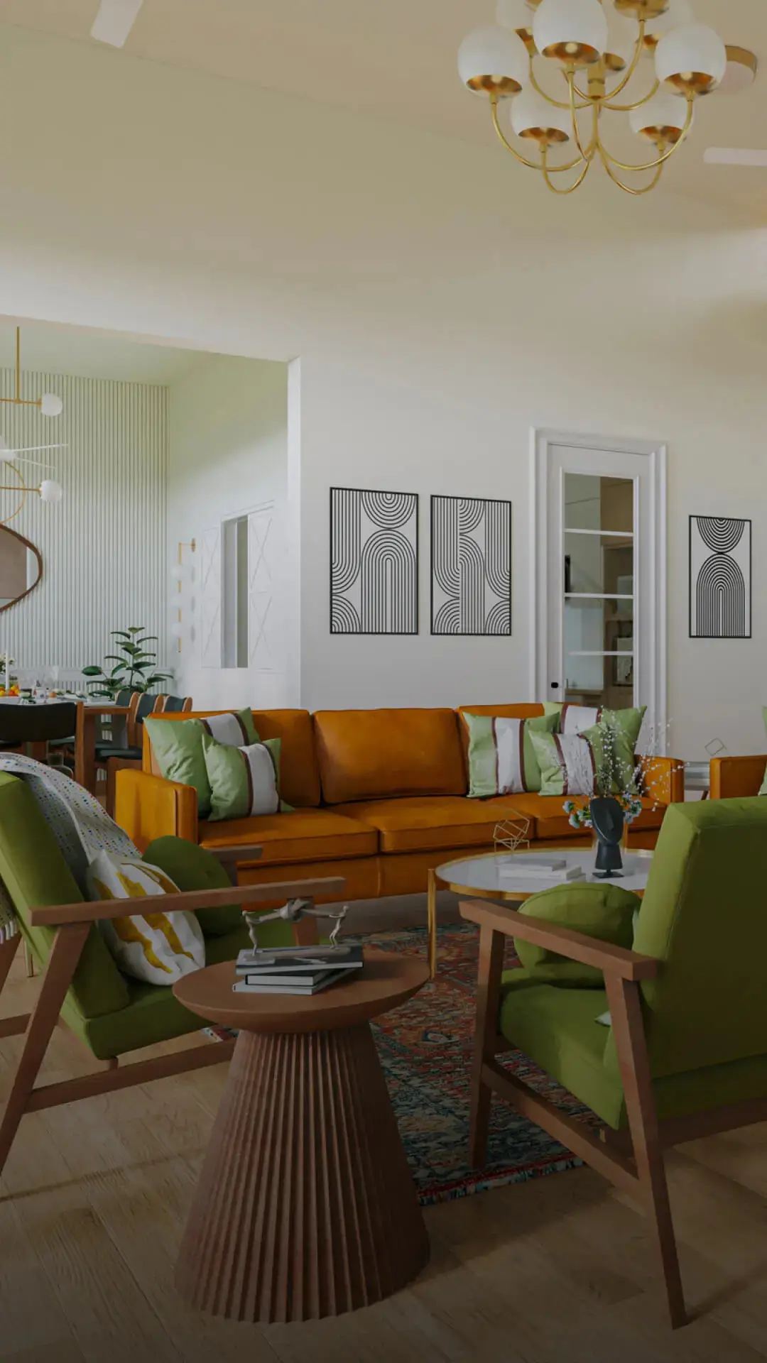 Gated Community Villas in Goa for Sale Living Area