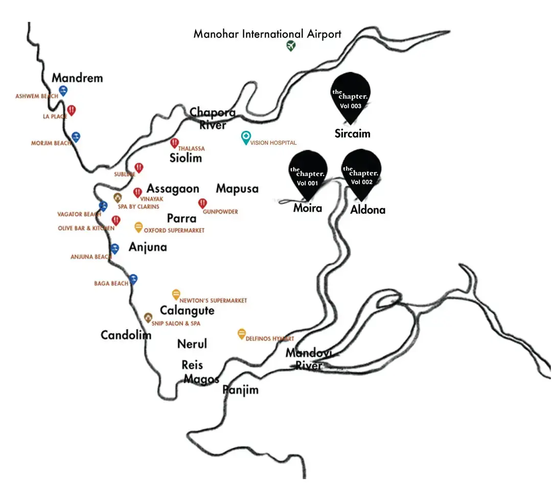 Modern Luxury Homes in Goa Map View